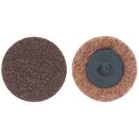 Disques non tiss&eacute;s &agrave; changement rapide, 3" dia., Grain Extra grossier, Oxyde d'aluminium Moffatt Supply & Specialties