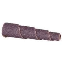 Cartouche de bande abrasive conique ALO, 60 Grain, 3/4" dia., Oxyde d'aluminium, 1-1/2" lo, 3/16" Dimension de l'arbre Moffatt Supply & Specialties