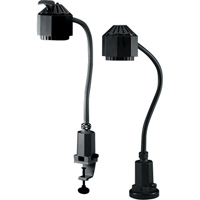 Sunnex Task Lights - 50 Watt Moisture Resistant Halogen Task Lights, 50 W, Halogen, 27" Neck, Black Moffatt Supply & Specialties