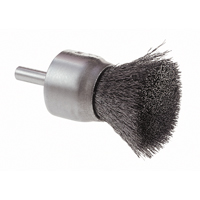 Brosse mont&eacute;e &agrave; fils ondul&eacute;s, 1", Fils 0.006 Moffatt Supply & Specialties