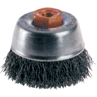 Crimped Wire Cup Brushes - High Speed Small Grinder Moffatt Supply & Specialties
