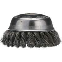 Knotted Cup Brush, 4" Dia. x 5/8"-11 Arbor Moffatt Supply & Specialties