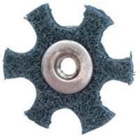 Disque abrasif en forme d'&eacute;toile pour pr&eacute;paration de surface Abrasotex , 1-1/2" dia., Grain Tr&egrave;s fin, Oxyde d'aluminium Moffatt Supply & Specialties