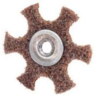 Disque abrasif en forme d'&eacute;toile pour pr&eacute;paration de surface Abrasotex , 2" dia., Grain Cors&eacute;, Oxyde d'aluminium Moffatt Supply & Specialties