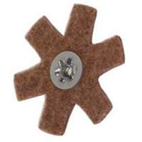 Disque abrasif en forme d'&eacute;toile pour pr&eacute;paration de surface Abrasotex , 3" dia., Grain Cors&eacute;, Oxyde d'aluminium Moffatt Supply & Specialties