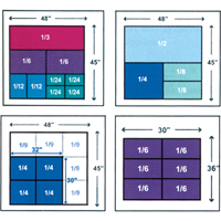 Syst&egrave;me de contenants d'exp&eacute;dition 4845 de StakPak Plus, 15" la x 24" p x 14,5" h, Bleu royal Moffatt Supply & Specialties
