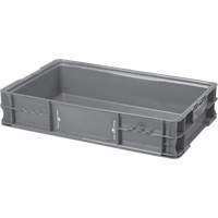 Syst&egrave;me de contenants d'exp&eacute;dition 4845 de StakPak Plus, 15" la x 24" p x 5" h, Gris Moffatt Supply & Specialties
