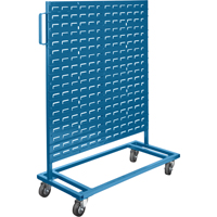 Supports mobiles pour contenants - &agrave; un c&ocirc;t&eacute;, &agrave; un c&ocirc;t&eacute;, 36" la x 16" p x 46-1/2" h Moffatt Supply & Specialties