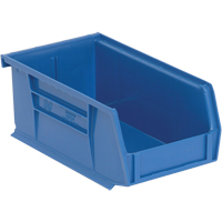 Ultra Stack & Hang Bin, 4-1/8" W x 3" H x 7-3/8" D, Blue Moffatt Supply & Specialties
