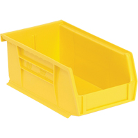 Ultra Stack & Hang Bin, 4-1/8" W x 3" H x 7-3/8" D, Yellow Moffatt Supply & Specialties