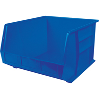 Ultra Stack & Hang Bin, 16-1/2" W x 11" H x 18" D, Blue Moffatt Supply & Specialties