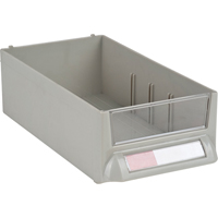 Replacement Drawer for KPC-400 Parts Cabinet, Plastic, 4-11/16" W x 8-5/8" D x 2-7/10" H, Grey Moffatt Supply & Specialties