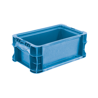 Syst&egrave;me de contenants d'exp&eacute;dition 4845 de StakPak Plus, 7,4" la x 12" p x 5" h, Bleu royal Moffatt Supply & Specialties