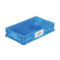 Syst&egrave;me de contenants d'exp&eacute;dition 4845 de StakPak Plus, 15" la x 24" p x 5" h, Bleu royal Moffatt Supply & Specialties