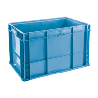 Syst&egrave;me de contenants d'exp&eacute;dition 4845 de StakPak Plus, 15" la x 24" p x 14,5" h, Bleu royal Moffatt Supply & Specialties