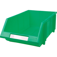 Bac empilable & &agrave; suspendre, 11-13/16" la, 7" h x 17-11/16" p, Vert Moffatt Supply & Specialties