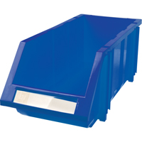 Stack & Hang Bin, 7-7/8" W x 7" H x 17-11/16" D, Blue Moffatt Supply & Specialties