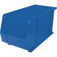 Ultra Stack & Hang Bin, 8-1/4" W x 9" H x 18" D, Blue Moffatt Supply & Specialties