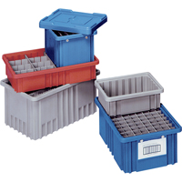 Porte-&eacute;tiquette pour contenants Divider Box Moffatt Supply & Specialties