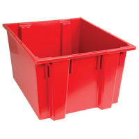 Contenants Stack & Nest, 13" x 23,5" x 19,5", Rouge Moffatt Supply & Specialties