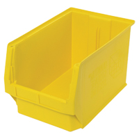 Giant Stacking Containers, 12.375" W x 19.75" D x 11.875" H, Yellow Moffatt Supply & Specialties
