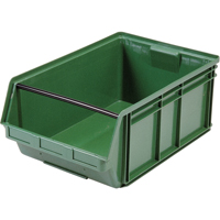Contenants g&eacute;ants empilables, 18,375" la x 29" p x 11,875" h, Vert Moffatt Supply & Specialties