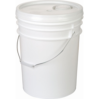 Pail With Gasket Lid, Plastic, 20 L Moffatt Supply & Specialties