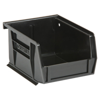 Bacs ultra empilable & suspendable, 4-1/8" la, 3" h x 5-3/8" p, Noir Moffatt Supply & Specialties