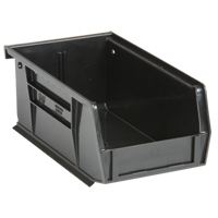 Ultra Stack & Hang Bin, 4-1/8" W x 3" H x 7-3/8" D, Black Moffatt Supply & Specialties