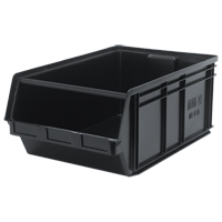 Bac MAGNUM, 11-7/8" ha x 18-3/8" la x 29" p, Capacit&eacute; de 150 lb, Noir Moffatt Supply & Specialties