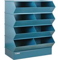 Pre-Engineered Sectional Systems, 5000 lbs. Cap., 37" W x 24" D x 44" H, Blue Moffatt Supply & Specialties