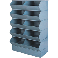 Pre-Engineered Sectional Systems, 5000 lbs. Cap., 37" W x 24" D x 55" H, Blue Moffatt Supply & Specialties