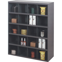 Armoires pour bacs de rangement, Acier, 20 tiroirs, 33-3/4" x 12" x 42", Gris Moffatt Supply & Specialties