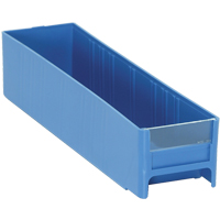 Cabinet Drawer, 2-3/4" W x 11" D x 2-1/2" H, Blue Moffatt Supply & Specialties