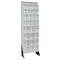 Tip-Out Bins Stand, 23-5/8" W x 8" D x 75" H, 36 Drawers Moffatt Supply & Specialties