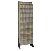 Tip-Out Bins Stand, 23-5/8" W x 8" D x 75" H, 36 Drawers Moffatt Supply & Specialties