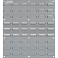Metal Louvered Panel Bin Support Rack, 16 Bins, 18" W x 1/8" D x 19" H Moffatt Supply & Specialties