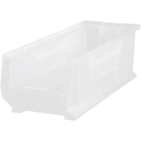 Hulk Containers, 8-1/4" W x 9" H x 23-7/8" D, Clear Moffatt Supply & Specialties