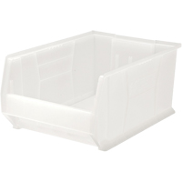 Hulk Containers, 16-1/2" W x 11" H x 23-7/8" D, Clear Moffatt Supply & Specialties