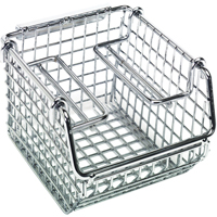 Bacs en fil m&eacute;tallique empilables et suspendables Moffatt Supply & Specialties