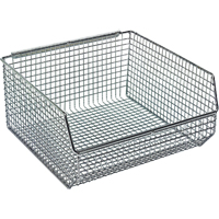 Bacs en fil m&eacute;tallique empilables et suspendables Moffatt Supply & Specialties