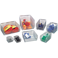 Bacs en fil m&eacute;tallique empilables et suspendables Moffatt Supply & Specialties