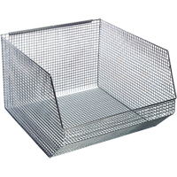 Bacs en fil m&eacute;tallique empilables et suspendables Moffatt Supply & Specialties