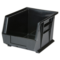 Stack & Hang Bin, 8-1/4" W x 7" H x 10-3/4" D, Black Moffatt Supply & Specialties