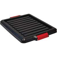 Couvercle pour contenant avec loquet en plastique Moffatt Supply & Specialties