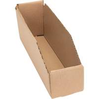 Deep Corrugated Parts Bins, 2-7/8" W x 11-1/4" D x 4-1/2" H, Beige Moffatt Supply & Specialties