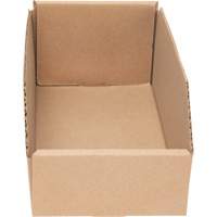 Boîtes profondes en carton ondul&eacute;, 5-3/4" la x 11-1/4" p x 4-1/2" h, Beige Moffatt Supply & Specialties