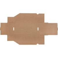 Boîtes profondes en carton ondul&eacute;, 5-3/4" la x 11-1/4" p x 4-1/2" h, Beige Moffatt Supply & Specialties