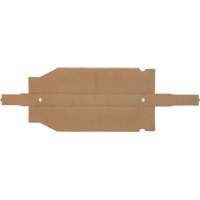Boîtes profondes en carton ondul&eacute;, 2-7/8" la x 17-1/4" p x 4-1/2" h, Beige Moffatt Supply & Specialties
