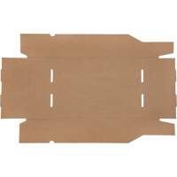 Boîtes profondes en carton ondul&eacute;, 11-3/4" la x 17-1/4" p x 4-1/2" h, Beige Moffatt Supply & Specialties